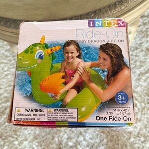 Intex Ride On Baby Dragon Ride On Inflatable 51 x 42 Inch